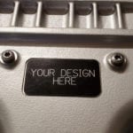 Dodge Challenger Supercharger ID Plate Your Design Here