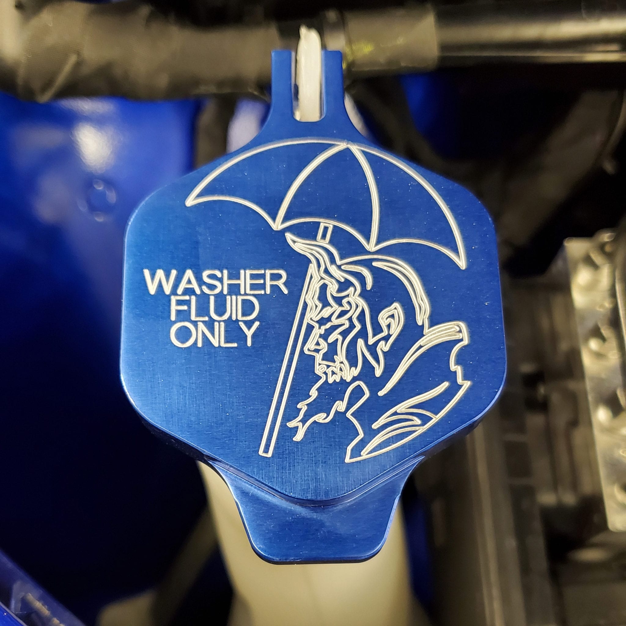 Billet Aluminum Hellcat, Demon, or Redeye Washer Fluid Reservoir Cap