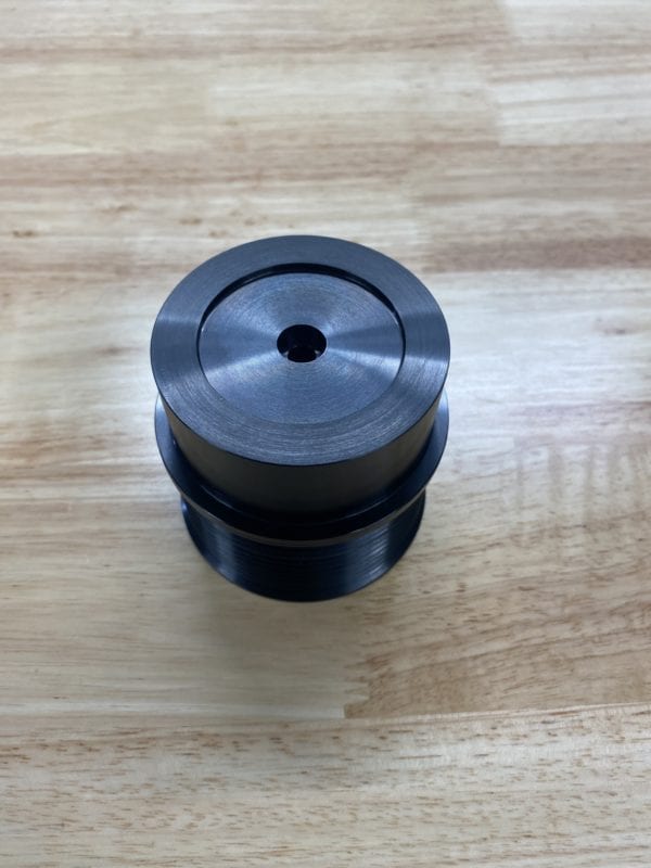 Supercharger pulley cap