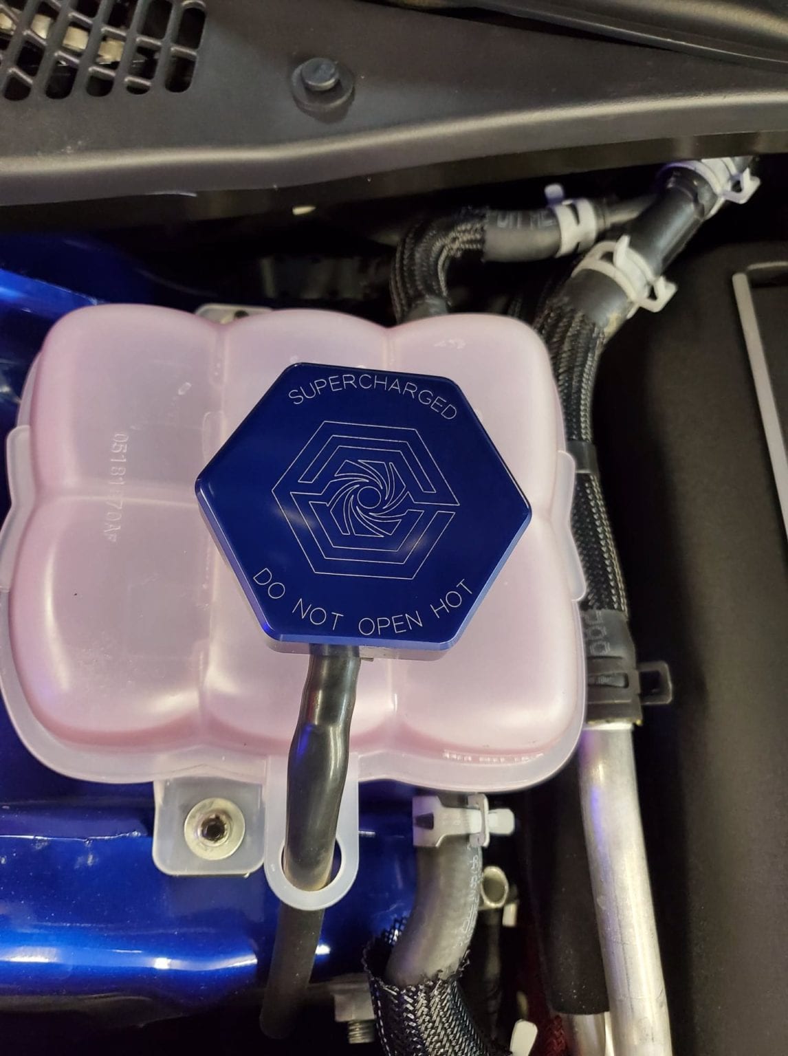 Billet Demon/Redeye/Hellcat Supercharger Coolant reservoir Cap