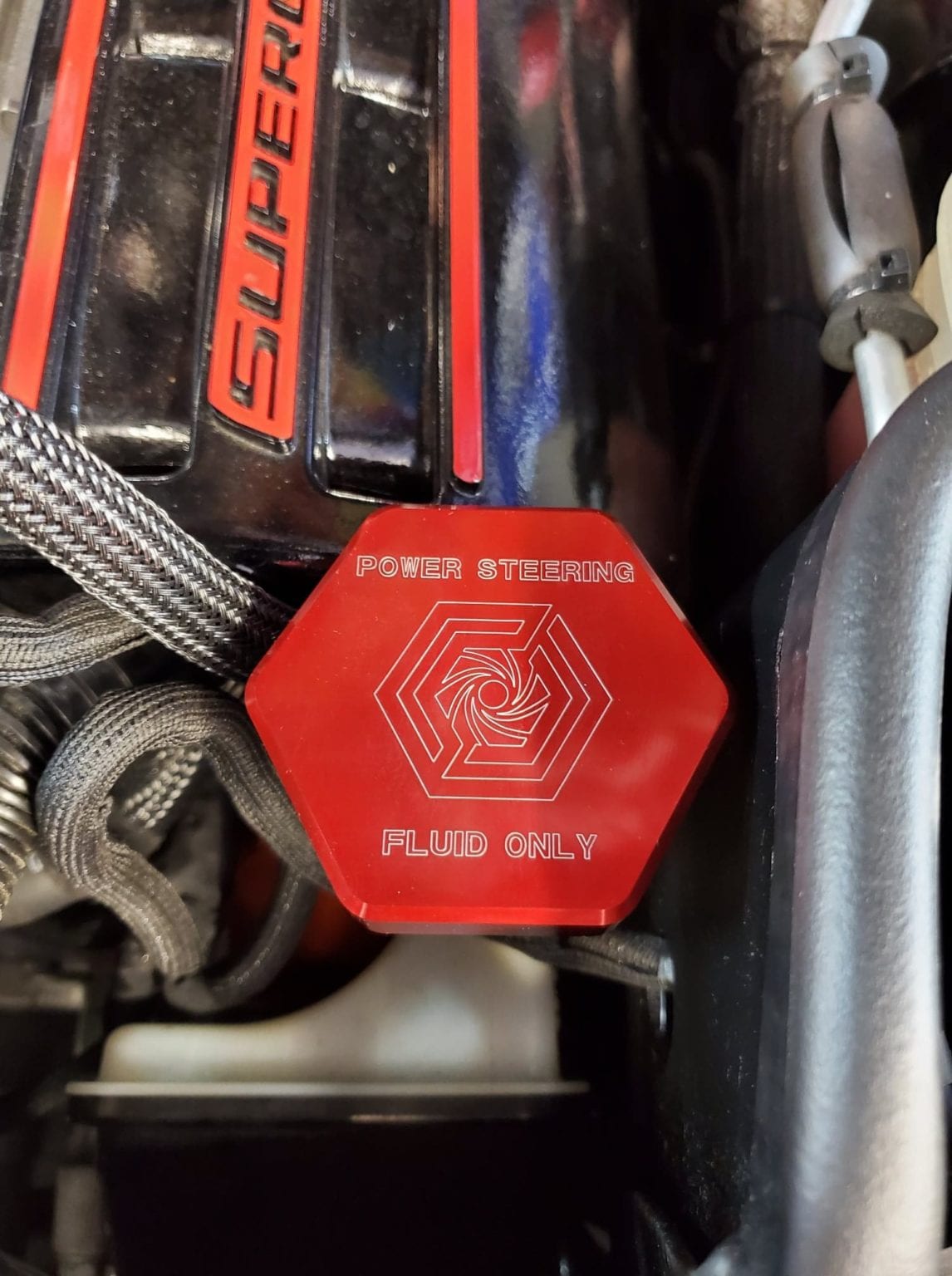 Billet Hellcat Power Steering Cap