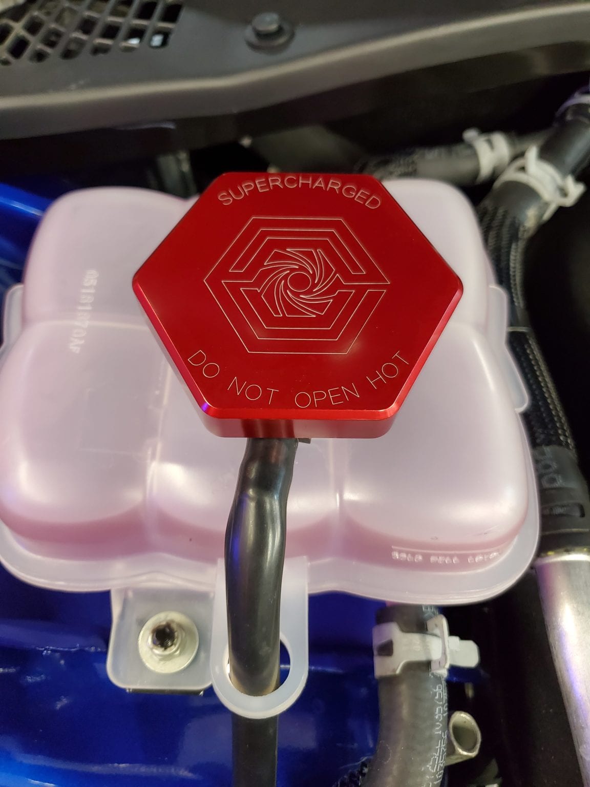 Billet Demon/Redeye/Hellcat Supercharger Coolant reservoir Cap